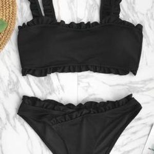 Cupshe black bikini